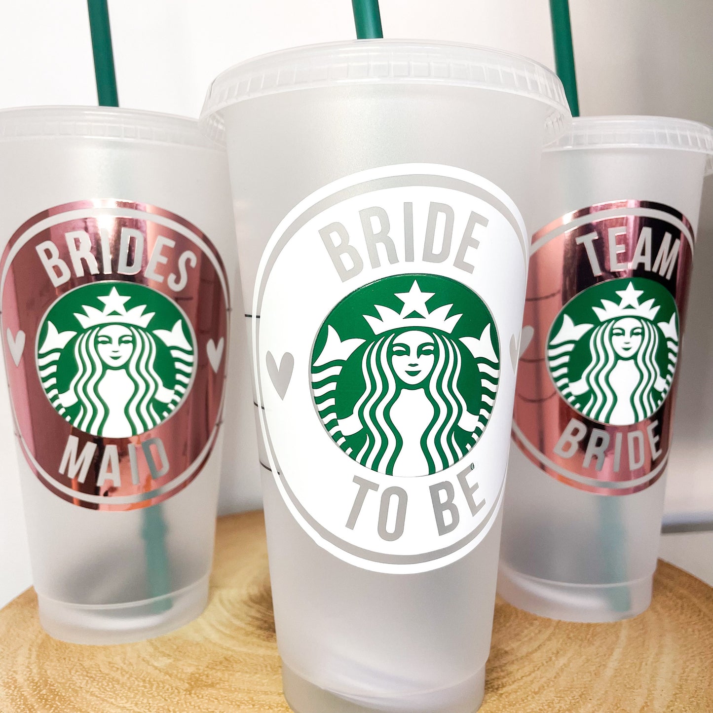 Bridesmaid Proposal, Reusable Starbucks cup UK, Bridal Hen Party gift decoration, Hen Party Props, Iced Coffee cup for Bride to be, Custom Drinkware