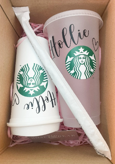 Matching Genuine Starbucks Reusable Hot and Cold Coffee Cup