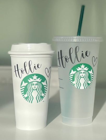 Matching Genuine Starbucks Reusable Hot and Cold Coffee Cup