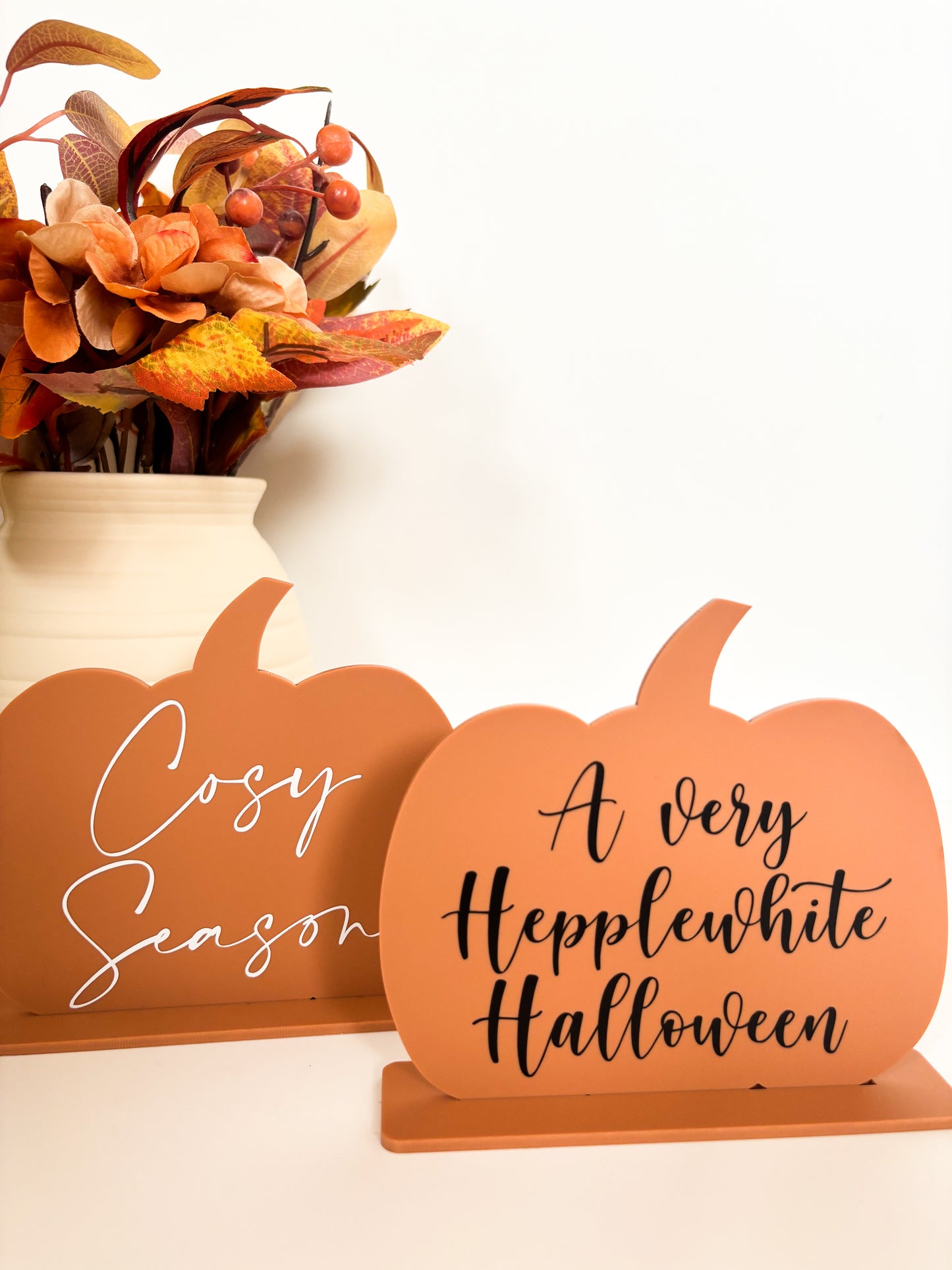 Autumn decor, home decor, pumpkin sign, personalised autumn decor