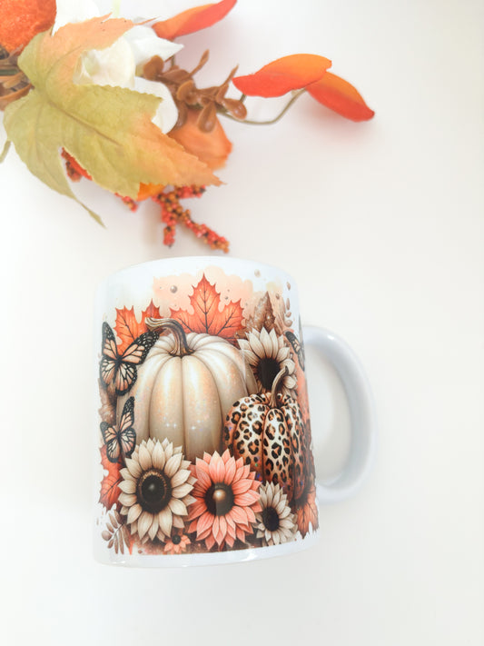 Cute pumpkins autumn mug