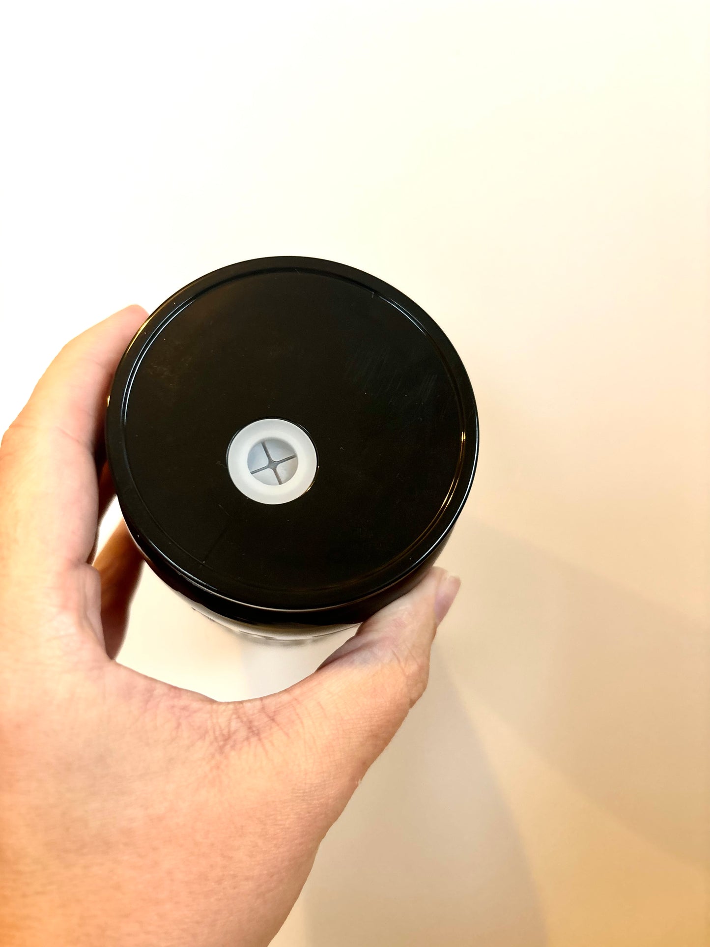 Halloween black glass can, reusable iced coffee cup with bats