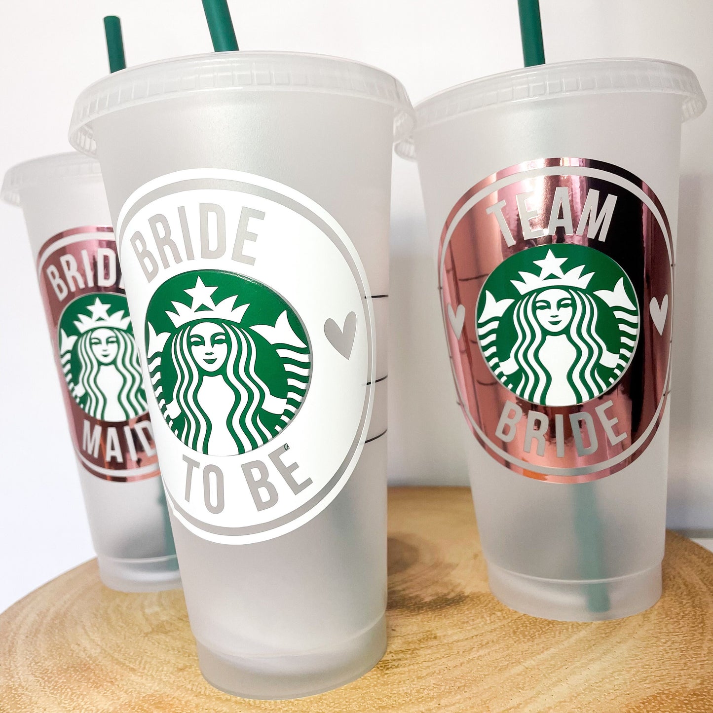 Bridesmaid Proposal, Reusable Starbucks cup UK, Bridal Hen Party gift decoration, Hen Party Props, Iced Coffee cup for Bride to be, Custom Drinkware