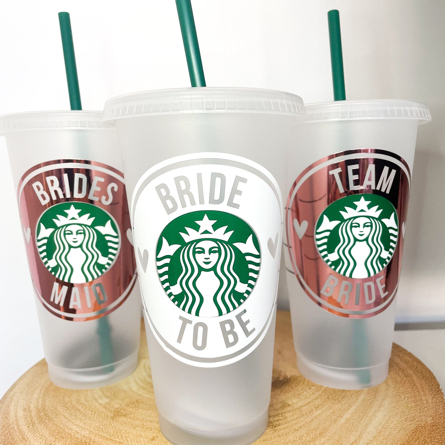 Bridesmaid Proposal, Reusable Starbucks cup UK, Bridal Hen Party gift decoration, Hen Party Props, Iced Coffee cup for Bride to be, Custom Drinkware