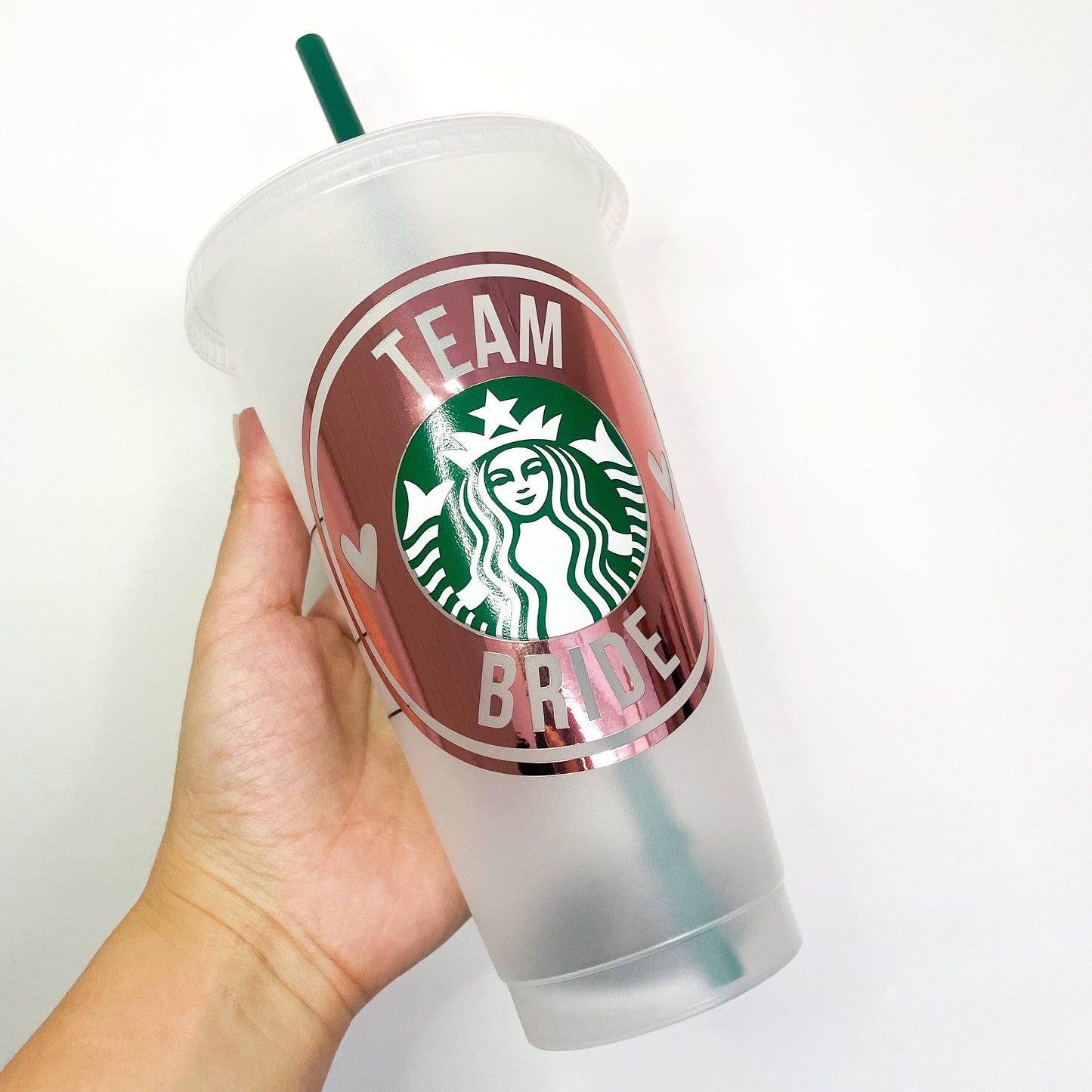 Bridesmaid Proposal, Reusable Starbucks cup UK, Bridal Hen Party gift decoration, Hen Party Props, Iced Coffee cup for Bride to be, Custom Drinkware