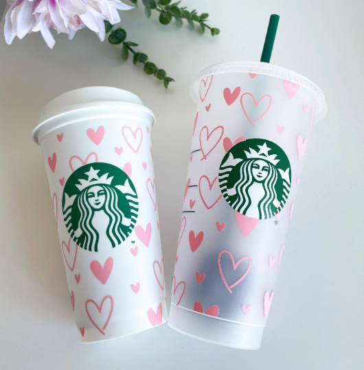 Matching Genuine Reusable Starbucks Hot and Cold Coffee Cup