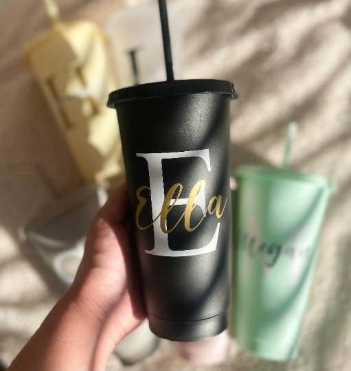 24oz Personalised Reusable Cold Coffee Cup