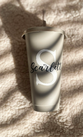 24oz Personalised Reusable Cold Coffee Cup